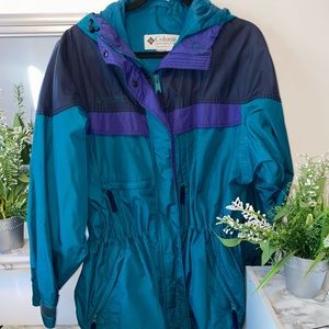 Vintage Columbia windbreaker jacket